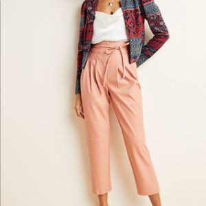 NWT BLANKNYC Chelsea Tapered Faux Leather Pants | Anthropologie